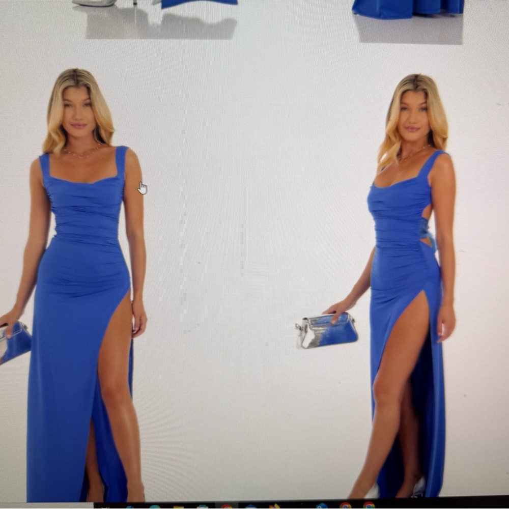 Elegant Blue Evening Gown